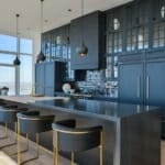 Луксозни кухни в различни интериорни стилове Луксозна черна кухня