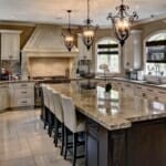 Луксозни кухни в различни интериорни стилове Луксозна кухня в класически стил