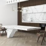 Луксозни кухни в различни интериорни стилове Модерна кухня с мраморен остров