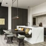 Луксозни кухни в различни интериорни стилове Модерна кухня с трапезна маса