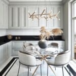 Луксозни кухни в различни интериорни стилове Малка кухня с кръгла маса