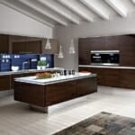 Луксозни кухни в различни интериорни стилове Модерна кухня във венге и бяло