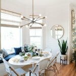 70 Идеи за трапезен кът в кухнята Трапезен кът с голяма маса