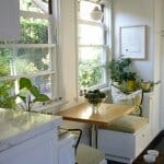 70 Идеи за трапезен кът в кухнята Трапезен кът до прозореца