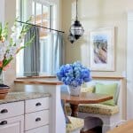 70 Идеи за трапезен кът в кухнята Кокетен трапезен кът в кухнята