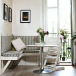 70 Идеи за трапезен кът в кухнята Трапезен кът с ъглова пейка