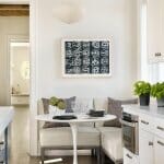 70 Идеи за трапезен кът в кухнята Трапезен кът в кухнята с кръгла маса