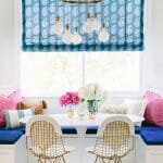 70 Идеи за трапезен кът в кухнята Трапезен кът с ярки акценти