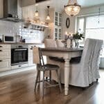 70 Идеи за трапезен кът в кухнята Трапезен кът в голяма кухнята