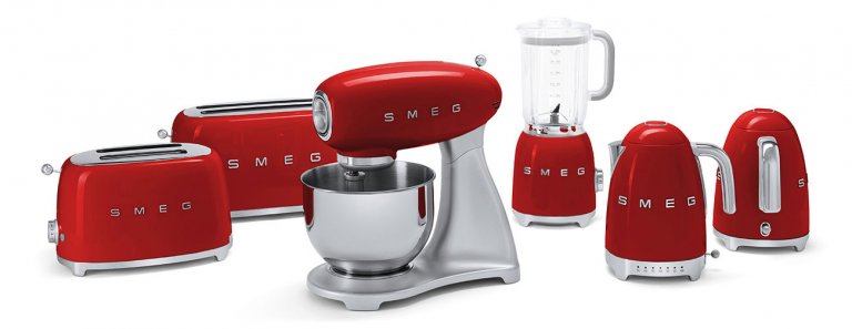 Цветни електроуреди за кухня в ретро стил Smeg