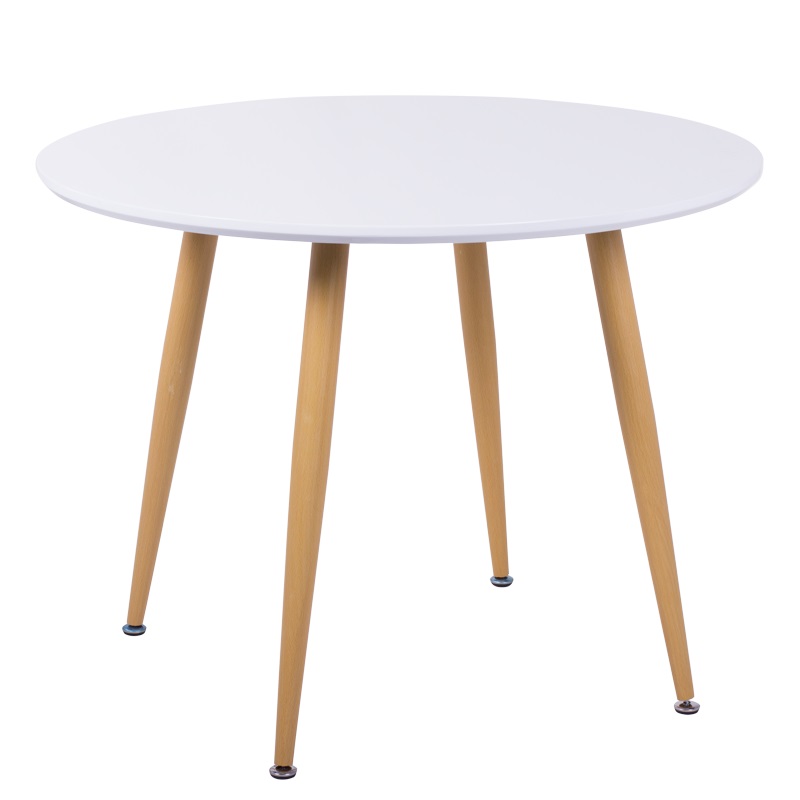 Кръгла трапезна маса с метални крака Scandi 03 (2 цвята) – GRANDecor
