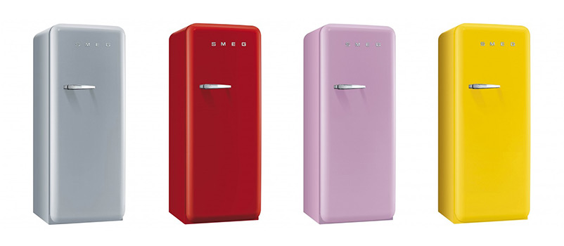 Цветни хладилници в ретро стил SMEG (13 цвята) – GRANDecor.bg