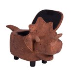 Детска табуретка във формата на динозавър място за съхранение