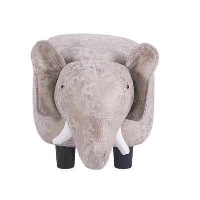 Детска табуретка във формата на слонче отпред