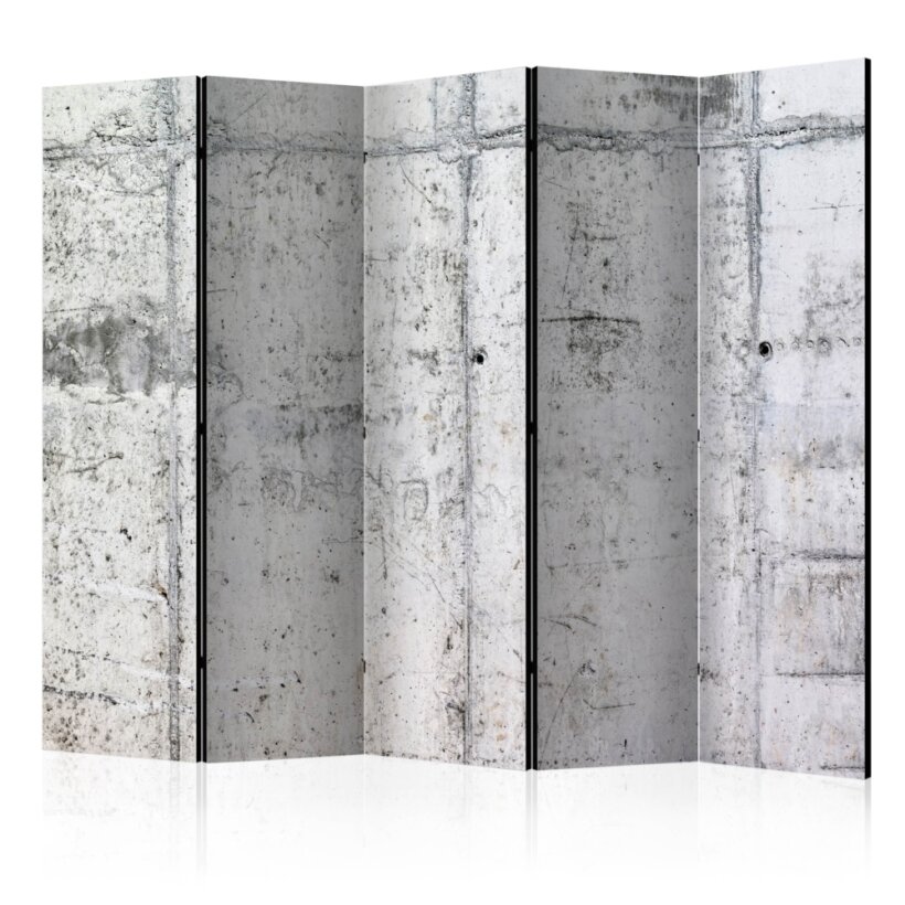 Двулицев разделител за стая Concrete Wall-5 крила