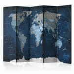Голям интериорен параван Dark Blue World
