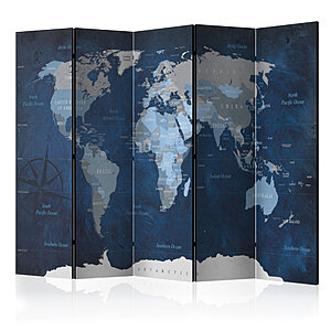 Голям интериорен параван Dark Blue World