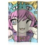 Параван за детска стая Neko Girl - трикрилен