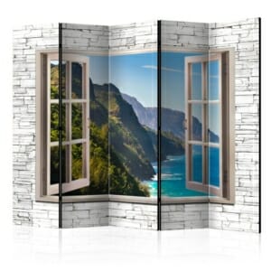 Двустранен сгъваем параван за стая Seaside Hills