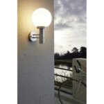 Модерен аплик за външна стена серия Nisia-със сензор-монтиран