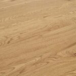 Кръгла трапезна маса в комбинация златен дъб и черно   плот