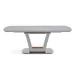 Разтегателна трапезна маса с елегантен дизайн (2 варианта)   разтегната