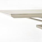 Трапезна маса с опция разтягане в цвят шампанско   плот