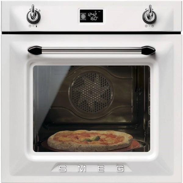 Фурна за вграждане с ретро дизайн и LED екран SMEG (4 цвята) – GRANDecor.bg