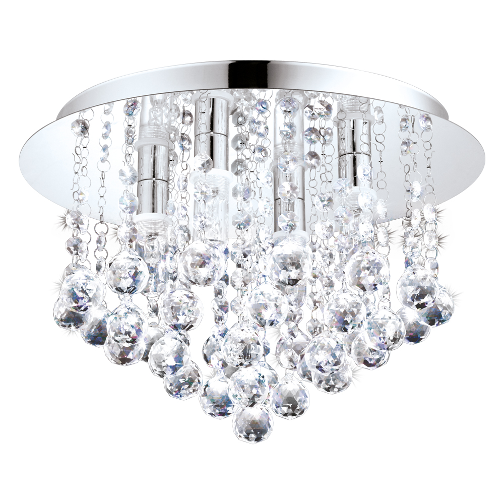 LED плафон за баня с кристални висулки серия Almonte размер 1 LED плафон за баня с кристални висулки серия Almonte размер 1