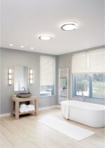 Осветление за вграждане за баня в бяло серия Fueva 1 (4 варианта)   интериорна