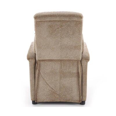 Релакс кресло с висока облегалка в бежово Джими   гръб