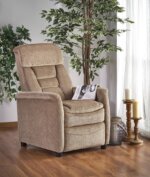 Релакс кресло с висока облегалка в бежово Джими - интериор