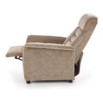 Релакс кресло с висока облегалка в бежово Джими   странично
