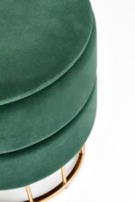 Табуретка с място за съхранение и златиста основа   детайл