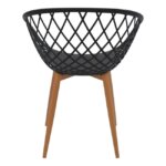 Модерен стол за вътрешна и външна употреба - отзад