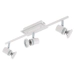 Бял LED спот с кристали Eglo серия Bonares - 3 тела