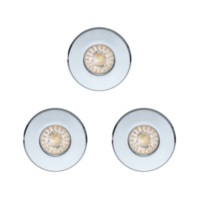 К-т от 3 led спот за баня Eglo серия Igoa (3 варианта) - хром