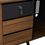 Функционално офис бюро с ъглово разпределение Супра ляв ъгъл, детайли чекмедже