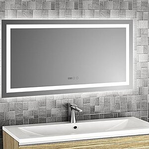 LED огледало с вградена функция против изпотяване