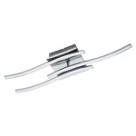 LED плафон с продълговати тела Valmora - вариант с 3 тела