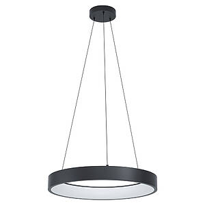 Smart LED пендел с черно-бял ринг Marghera-C