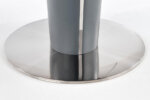 Кръгла трапезна маса с плот в цвят сив мрамор - детайл основа
