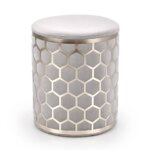 Табуретка с форма на цилиндър (2 цвята) - сива