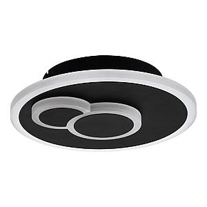 LED плафон с кръгли форми Cadegal в черно и бяло