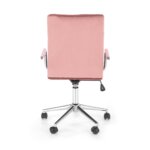 Офис стол с текстилна дамаска и подлакътници (3 цвята) гръб