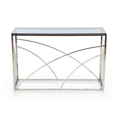 Правоъгълна конзолна маса в модерен стил   отпред