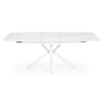 Правоъгълна трапезна маса с интересна основа - разтегната