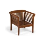 Градински сет от масивно дърво в 4 части   стол