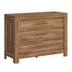 Скрин с 3 чекмеджета в дървесен цвят Гент