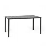 Градинска маса с алуминиеви крака-антрацит, размер 4